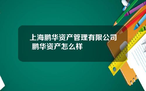 上海鹏华资产管理有限公司 鹏华资产怎么样