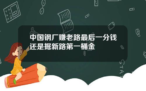 中国钢厂赚老路最后一分钱还是掘新路第一桶金