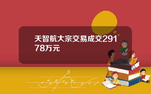 天智航大宗交易成交29178万元