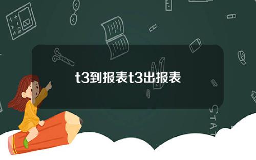 t3到报表t3出报表