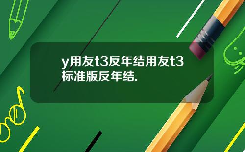 y用友t3反年结用友t3标准版反年结.